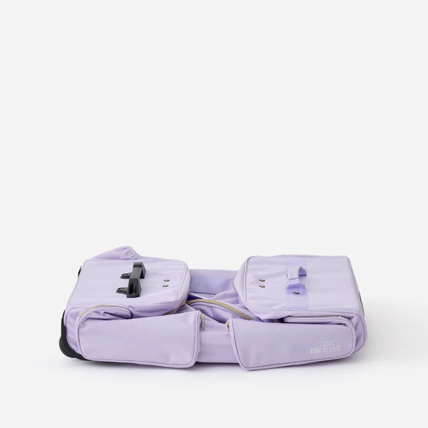 rac-n-roll-australia-collapsible-dance-bag-lavender-folded